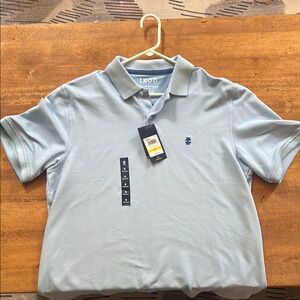 Izod Blue Polo Shirt Classic Design